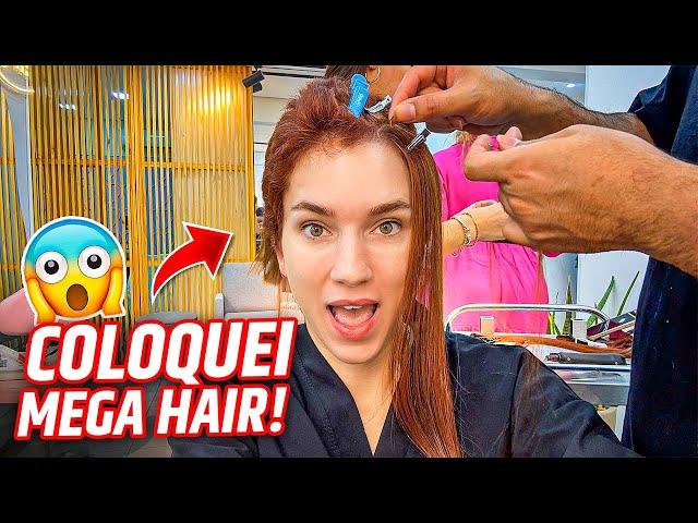 FIZ UMA MUDANÇA RADICAL NO CABELO!