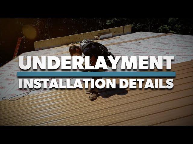 Roofing Underlayment Installation for Metal Roof Systems | Titanium Underlayment for Metal Roofing