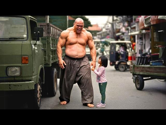 رجل عملاق وقوي لكنه جبان جدا فبيتعلم الفنون القتالية من بنت صغيرة وبيتحول لوحش مدمر ! ملخص فيلم