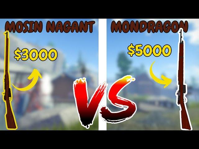 MOSIN NAGANT VS MONDRAGON WHICH IS THE BEST RIFLE IN THE GAME (Westbound Roblox)