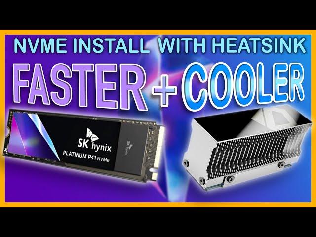 SK Hynix Platinum P41 Install With Heatsink | Speed and Temperature Test