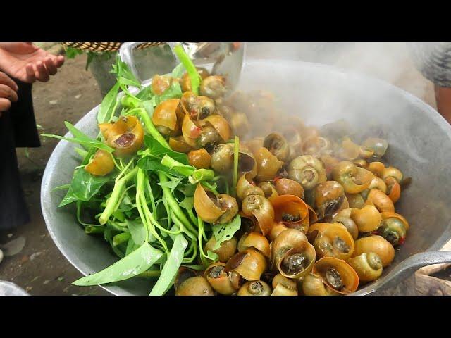 RICA-RICA KEONG HABIS TAPA CAMPUR SAYUR KANGKUNG