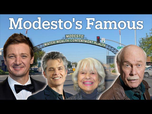 Jeremy Renner & other Celebs who lived in Modesto & area