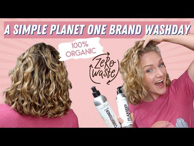 ZERO WASTE CURLY HAIR ROUTINE!!!