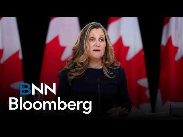 Finance minister Chrystia Freeland resigns from cabinet