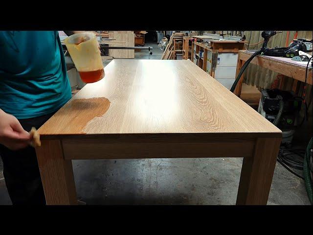 [woodworking]DIY White Oak table/製作白橡木餐桌