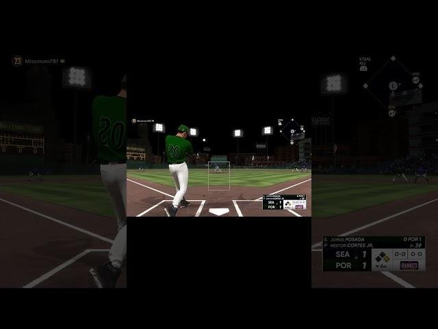 JORGE POSADA 2 RUN DRIVE TO LEFT FIELD! #mlb23 #mlbtheshow #diamonddynasty #theshow #mlb #shorts