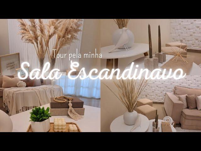 TOUR pela minha sala de estar Estilo Escandinavo | Mel Aquino