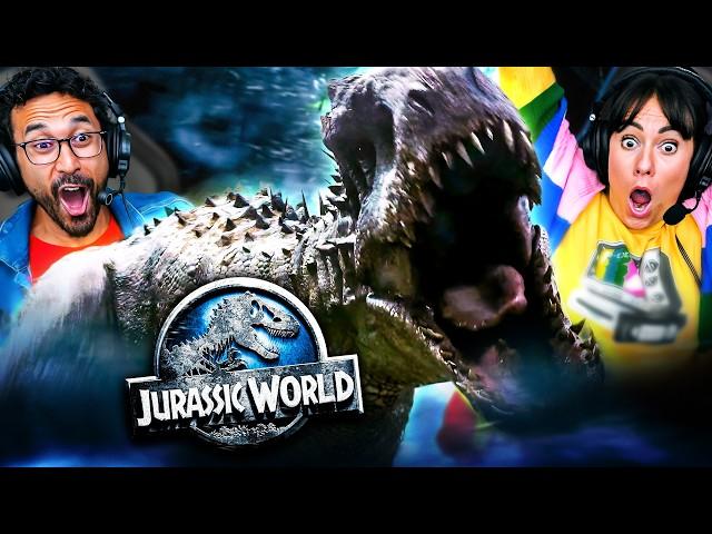 JURASSIC WORLD (2015) IS A MONSTROUS RIDE!! MOVIE REACTION!! Jurassic Park | Road To JW Rebirth