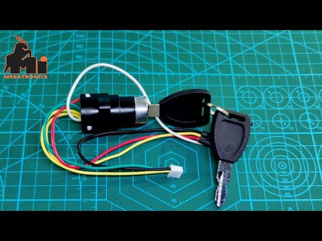 EKS3-D96S4 | Electric car switch door lock power supply lock ignition switch