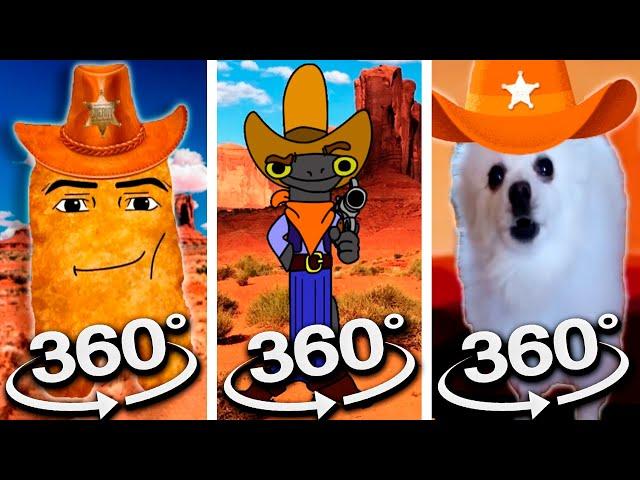 360º VR Gedagedigedagedo Vs Toothless Dancing Vs Cotton Eye Dog