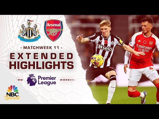 Newcastle United v. Arsenal | PREMIER LEAGUE HIGHLIGHTS | 11/4/2023 | NBC Sports