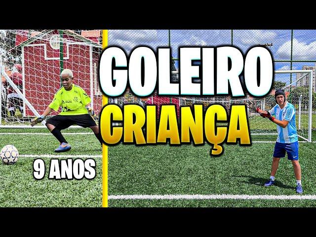 Como ser um BOM GOLEIRO sendo CRIANÇA - Dicas para iniciantes