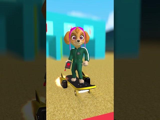 SKYE chose the wrong vehicle and faced an unbelievable ending #pawpatrol #skye #chase #shorts