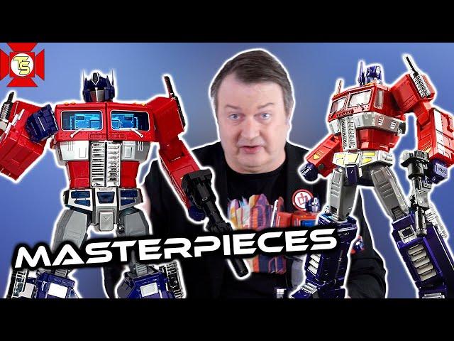 2 TRANSFORMERS Masterpiece OPTIMUS PRIME Knockoffs Review