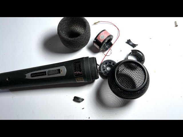 Professional Microphone Disassembly