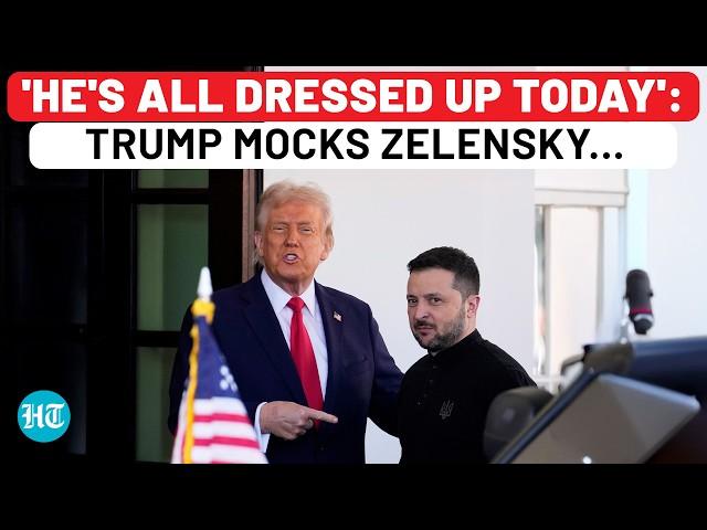 Trump Meets Zelensky At White House, Cracks Joke Before Cameras; Ukraine Prez Gives This Reaction