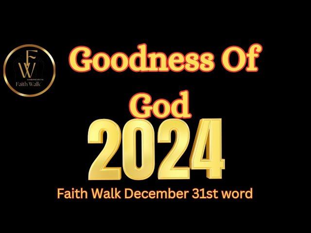 Cross Over From  2024  to 2025  Faith Walk.