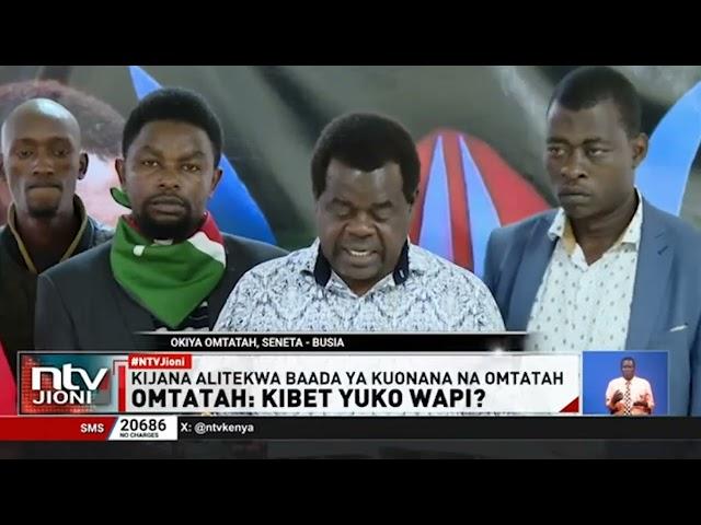 Seneta Okiya Omtatah apinga madai kuhusishwa na utekaji wa mchoraji vikaragosi Kibet Bull