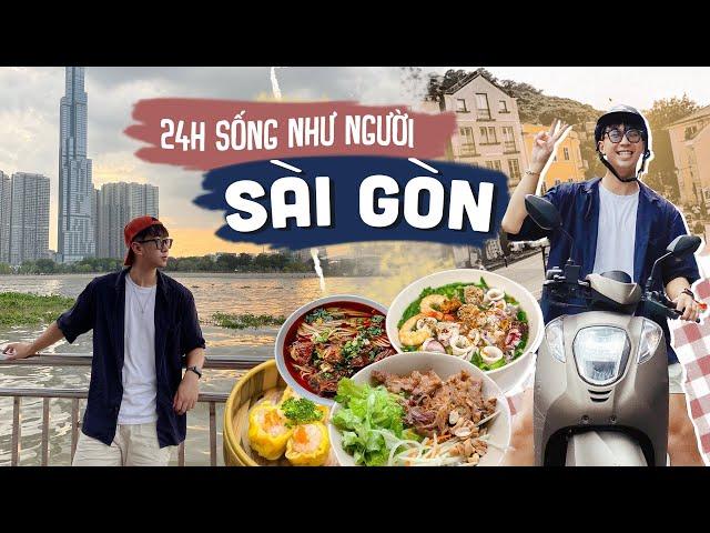 24H SỐNG NHƯ NGƯỜI SÀI GÒN // Dimsum người Hoa, Bún Thịt Nướng, Bún Sườn Kho #ninhtravel