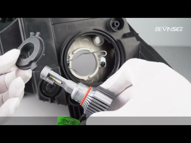 BEVINSEE | How to install F33 H4 9003 LED HEADLIGHT