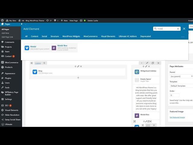 How To Use Modal Elements In WordPress? Visual Elements & Ultimate Addons Plugins