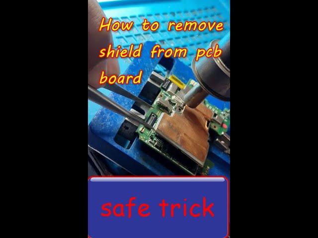 how to remove shield from mobile board