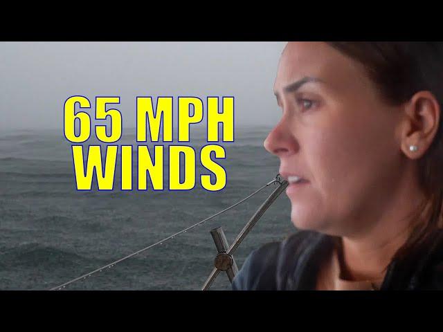 Sailing through TROPICAL STORM-FORCE WINDS