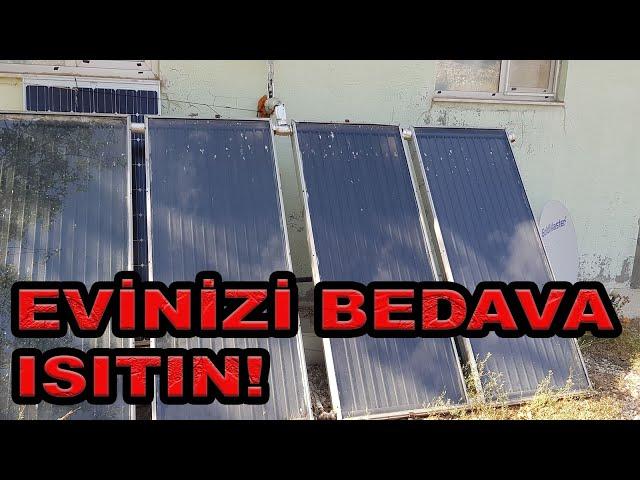 BU SİSTEM GERÇEKTEN İŞE YARIYOR. ÇOK UCUZ!!! EVİNİZİ GERÇEK MANADA BEDAVA ISITIN! #solarenergy