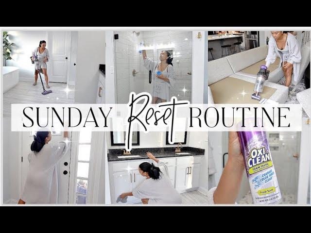 PRODUCTIVE SUNDAY RESET ROUTINE || CLEANING MOTIVATION, DEEP CLEANING, ORGANIZATION