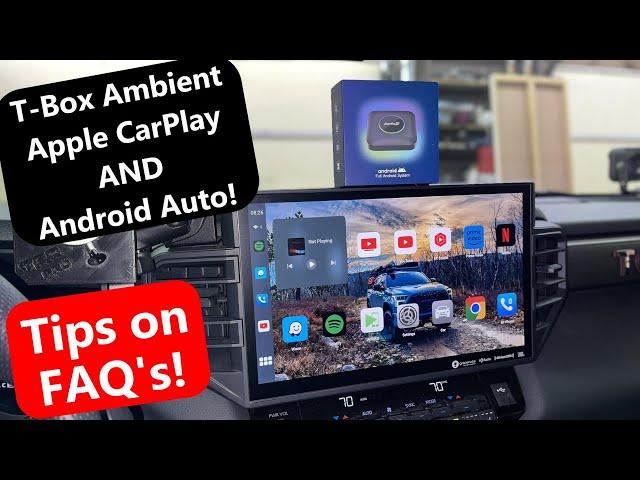 CarLinkIt Ambient, Brand New Module...Apple CarPlay AND Android Auto...Live TV/Netflix/YouTube!