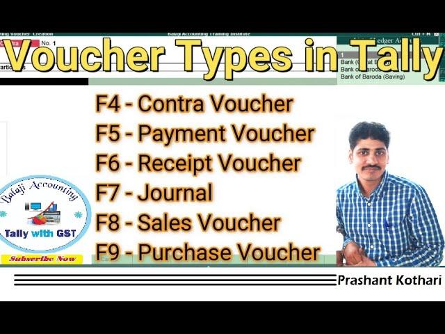 Voucher Entry in Tally ERP 9 (टैली में वाउचर एंट्री कैसे करे) Contra,Payment,Receipt,Journal,Sales