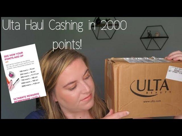 Ulta Haul Cashing in 2000 Points