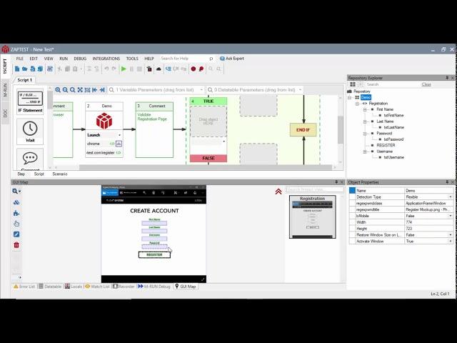 ZAPTEST - Script-Less Tutorial - Mockups