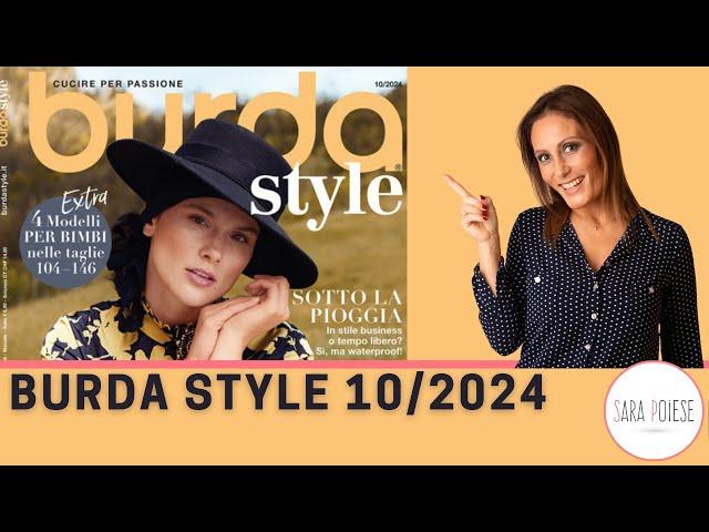 BURDA OTTOBRE 2024 | BURDA 10/2024 | Sara Poiese