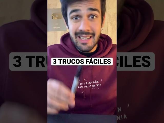 Aprende 3 TRUCOS DE MAGIA  #shorts