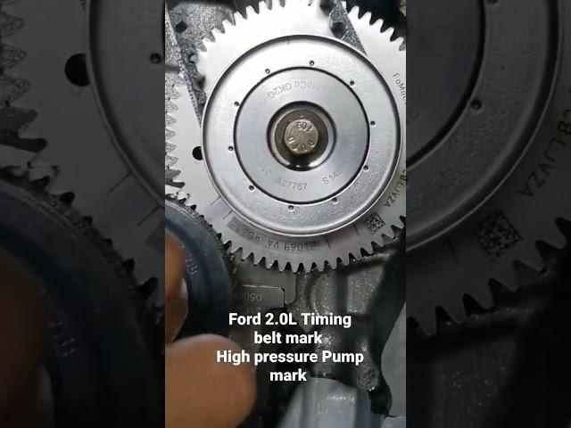 Ford 2.0L Timing Mark & High pressure Pump Mark