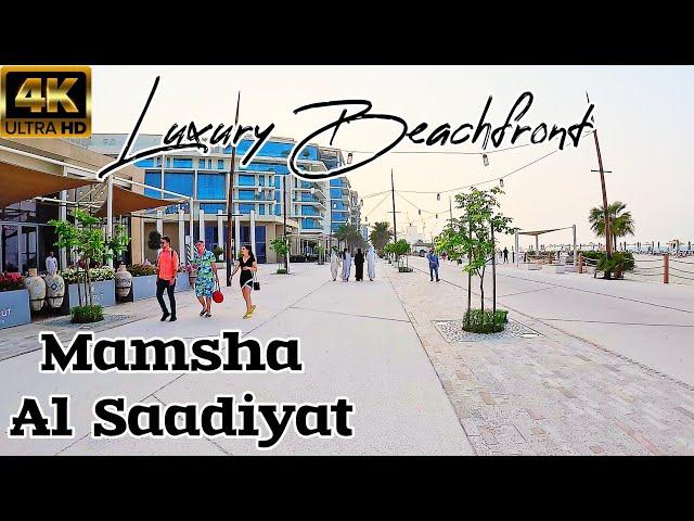 Mamsha Al Saadiyat Abu Dhabi. A beachfront tour