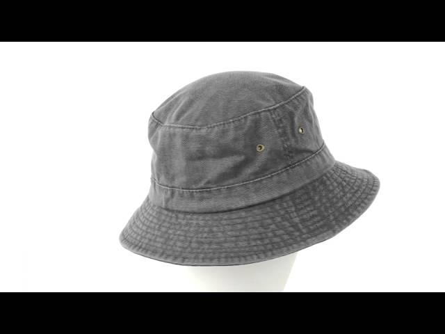 Dorfman Pacific Headwear Global Trends Bucket Hat - Washed Canvas (For Men and Women)