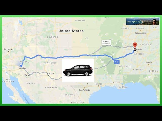 Driving Arizona to Tennessee, Vlog