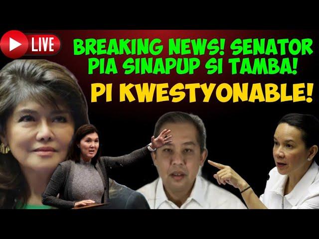 BREAKING NEWS! SENATOR PIA SINAPUP SI TAMBA! PI KWESTYONALBE! #MAKI INTEL TV