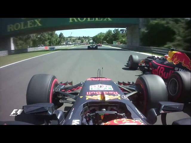 Verstappen and Ricciardo Collide | F1 Most Dramatic Moments 2017