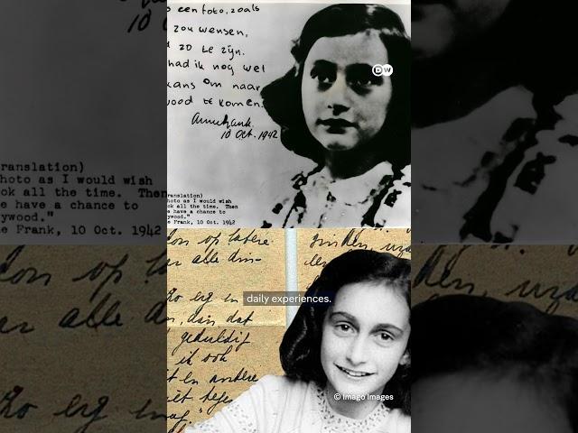 How Anne Frank's diary survived the holocaust #dwhistoryandculture #annefrank #holocaust #nazis