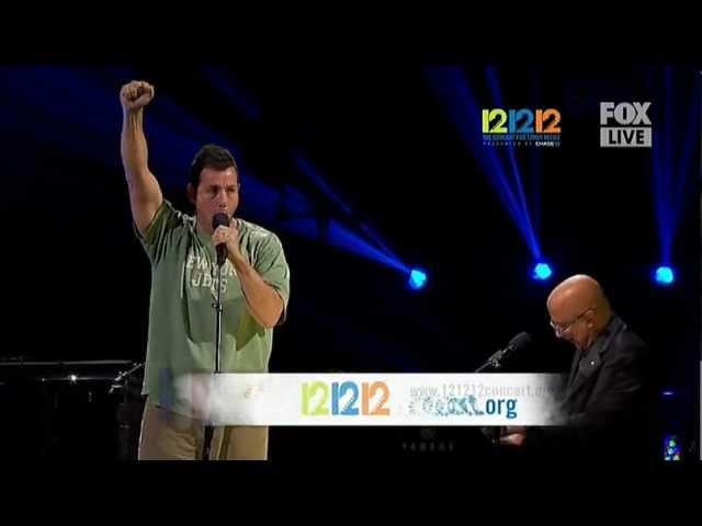 Adam Sandler - Sandy Screw Ya @ 121212 Concert