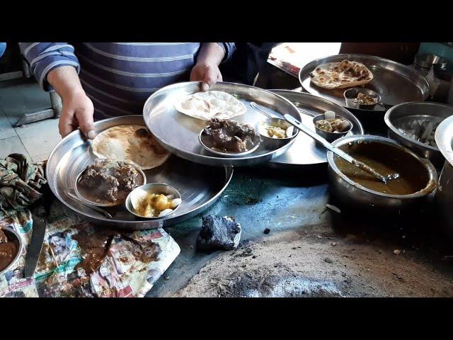 ParasRam Dhaba Ka Khata Meat | Mutton Curry | Mutton Rice |  Jammu food tour