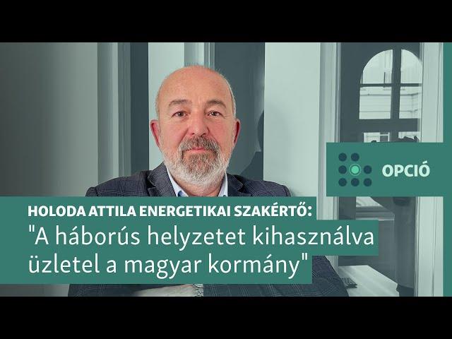 Holoda Attila: Amit szemfülességnek tartunk az orosz gázzal kapcsolatban, az aljasság