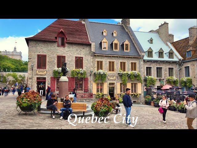 Beautiful Old Quebec City ️ 4K Virtual Walking Quebec city Tour