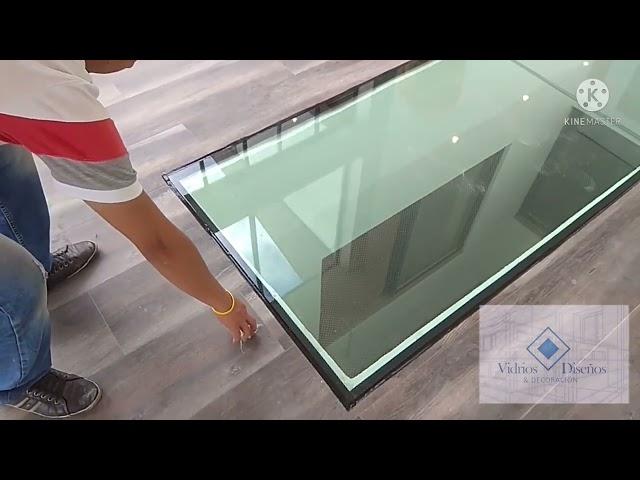 instalación de piso en vidrio multilaminado/Melgar-cundinamarca/#decoracióndeinteriores