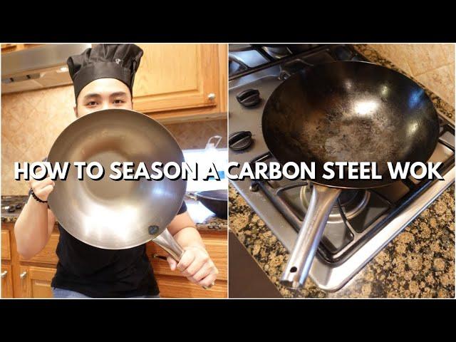 How to Season a Carbon Steel Wok/Pan