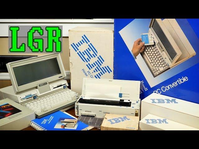 Setting Up An Unused 1986 IBM PC Convertible 5140!